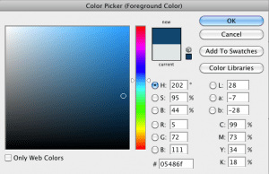 Color Palette from Photoshop