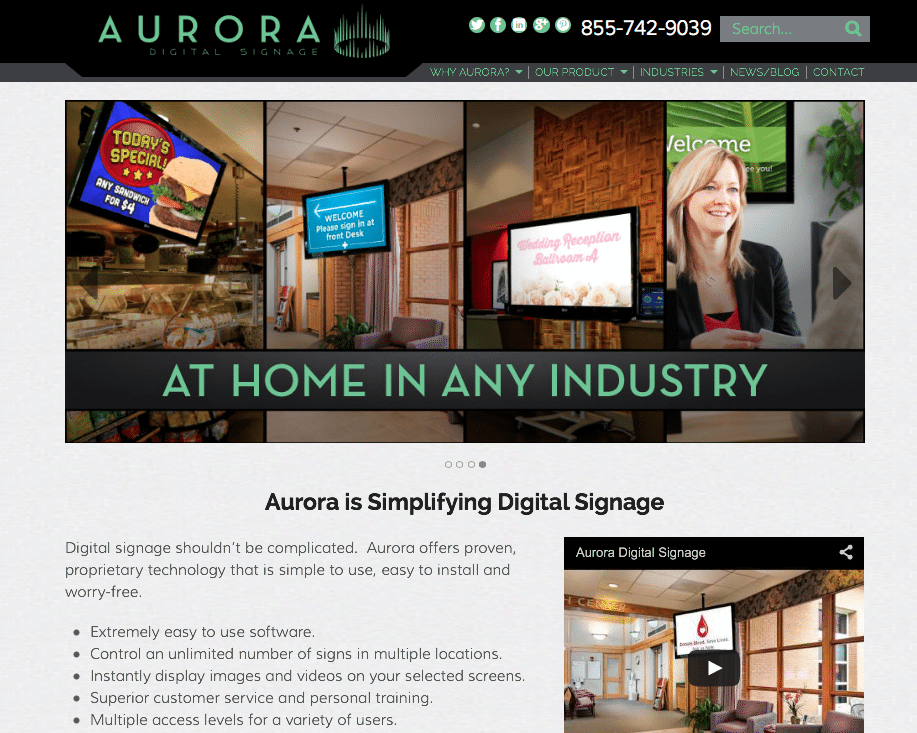 Aurora Digital Signage