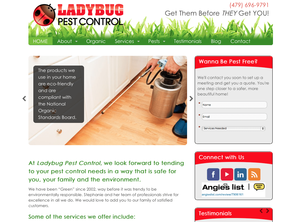 Ladybug Pest and Lawn Control
