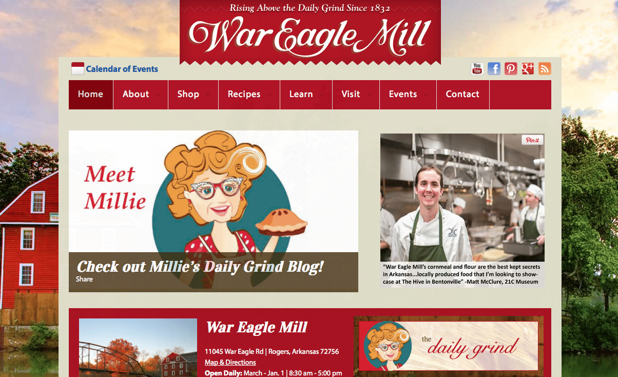 War Eagle Mill Website