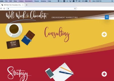 Will Work for Chocolate Website Solutions Page