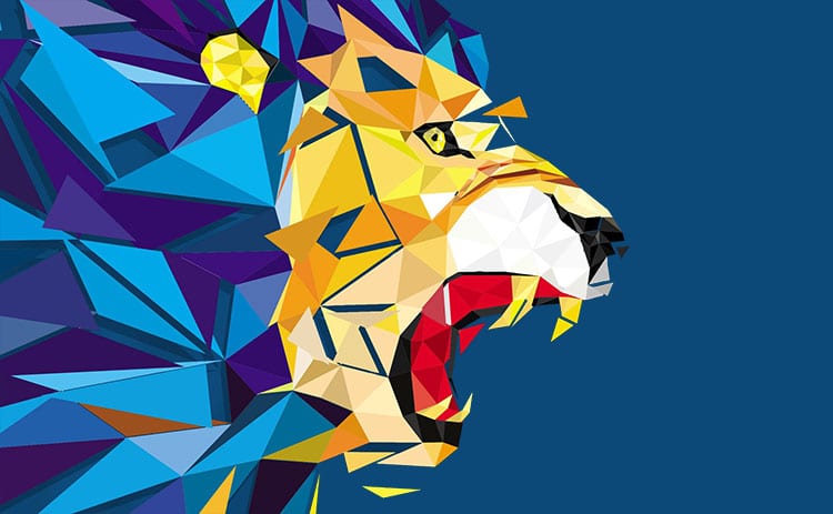 Blue Zoo Lion Image