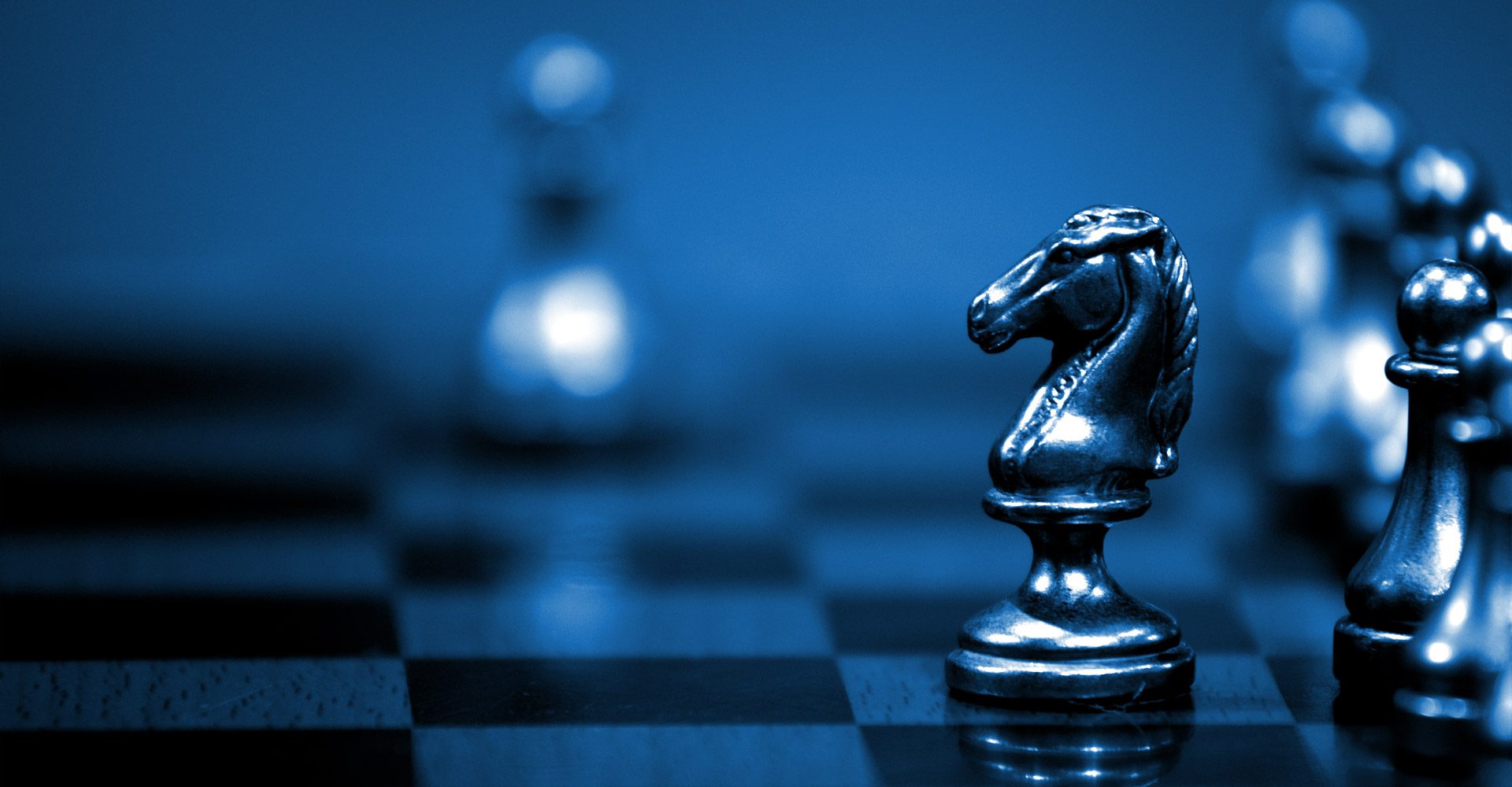 Blue Zoo Strategic Updates image of a knight on a chessboard